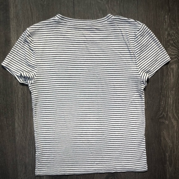 Striped ribbed t-shirt - Picture 2 of 3